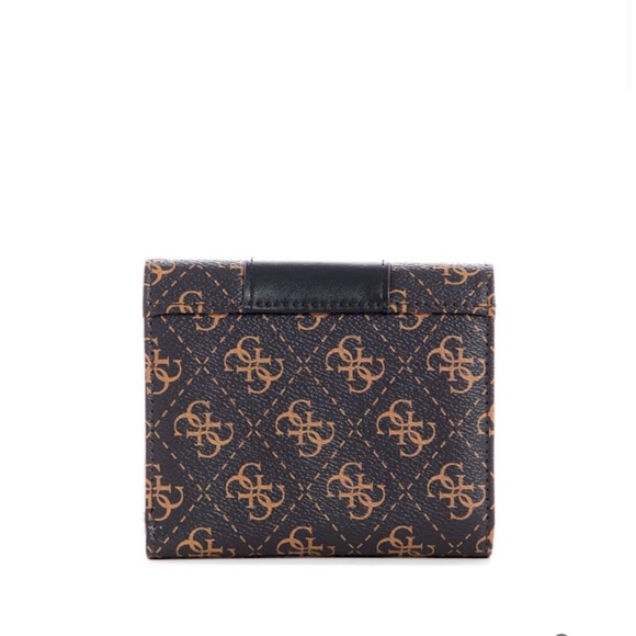 New GUESS Tyren Quattro G Trifold Wallet - Picture 2 of 8